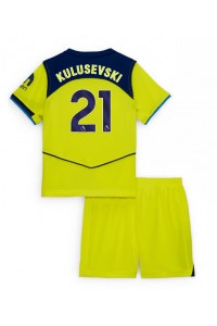 Tottenham Hotspur Dejan Kulusevski #21 Babyklær Tredje Fotballdrakt til barn 2025-26 Korte ermer (+ Korte bukser)